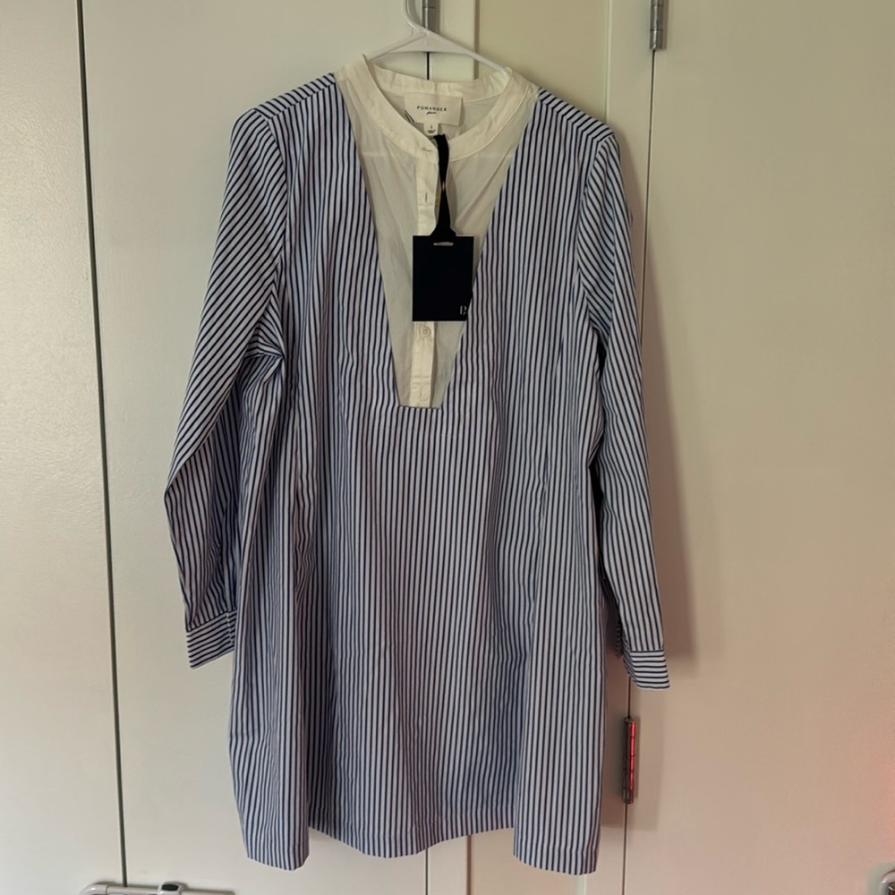 NWT Pomander Place Seersucker Dress